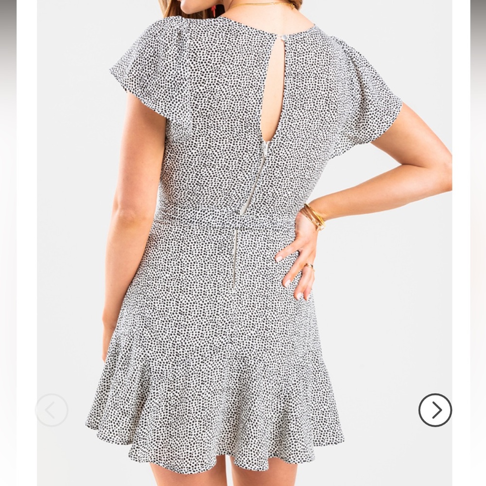 Black and White Polka Dot Dress